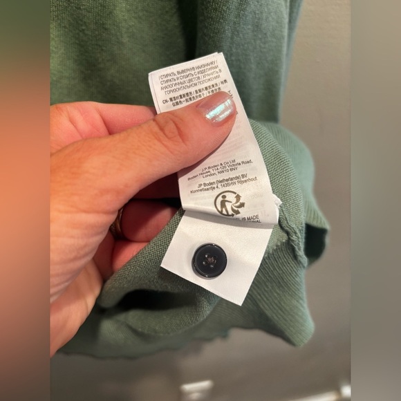 Boden Sage Green Button-Up Cardigan cottagecore fall country office casual - Picture 12 of 16